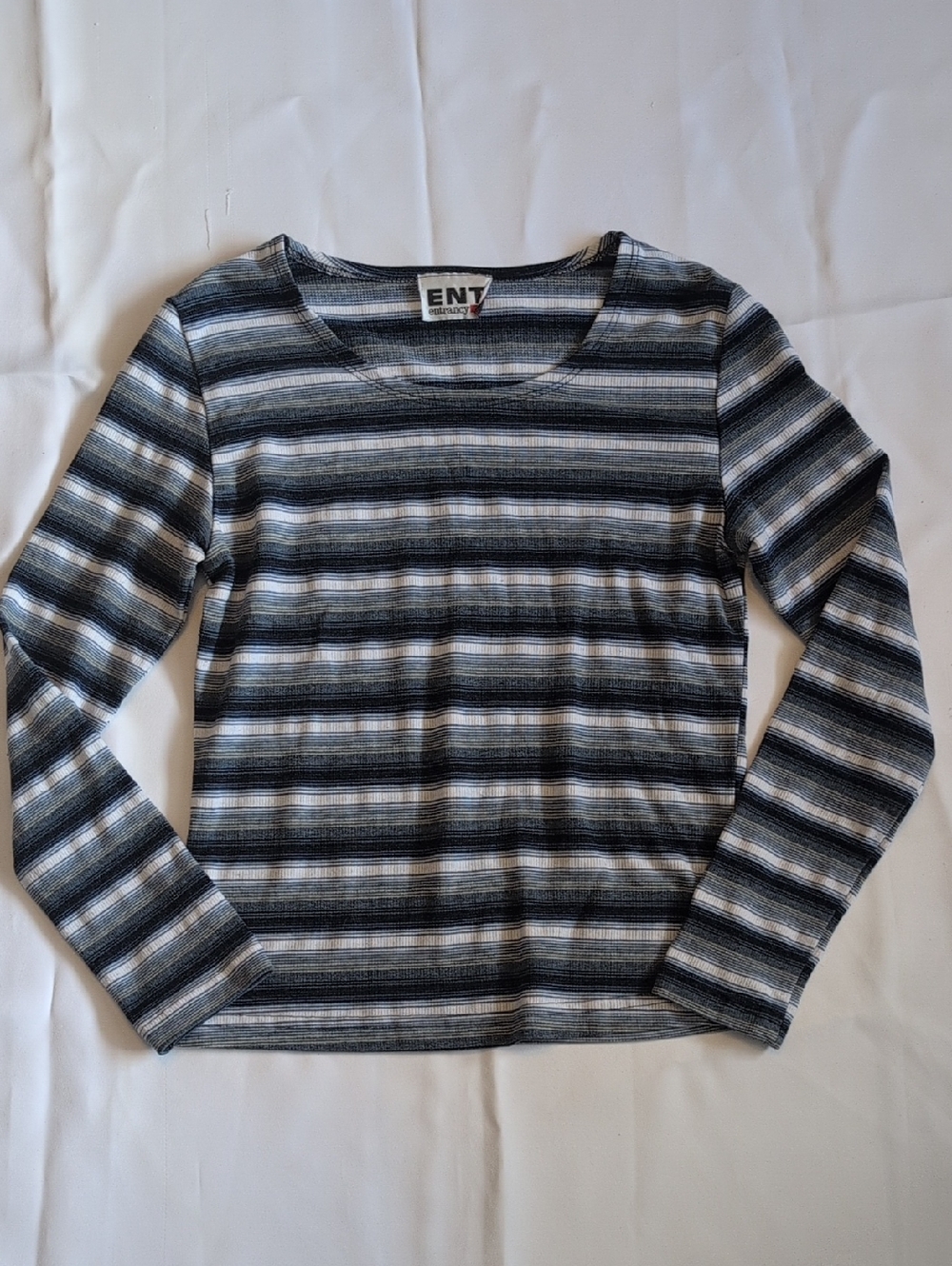 ENT Striped Long Sleeve Top